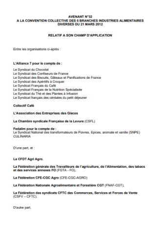 Avenant n°32 à la CCN IAD relatif à son champ d'application